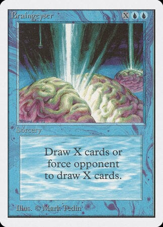 Braingeyser [Unlimited Edition] MTG Single Magic: The Gathering  | Multizone: Comics And Games