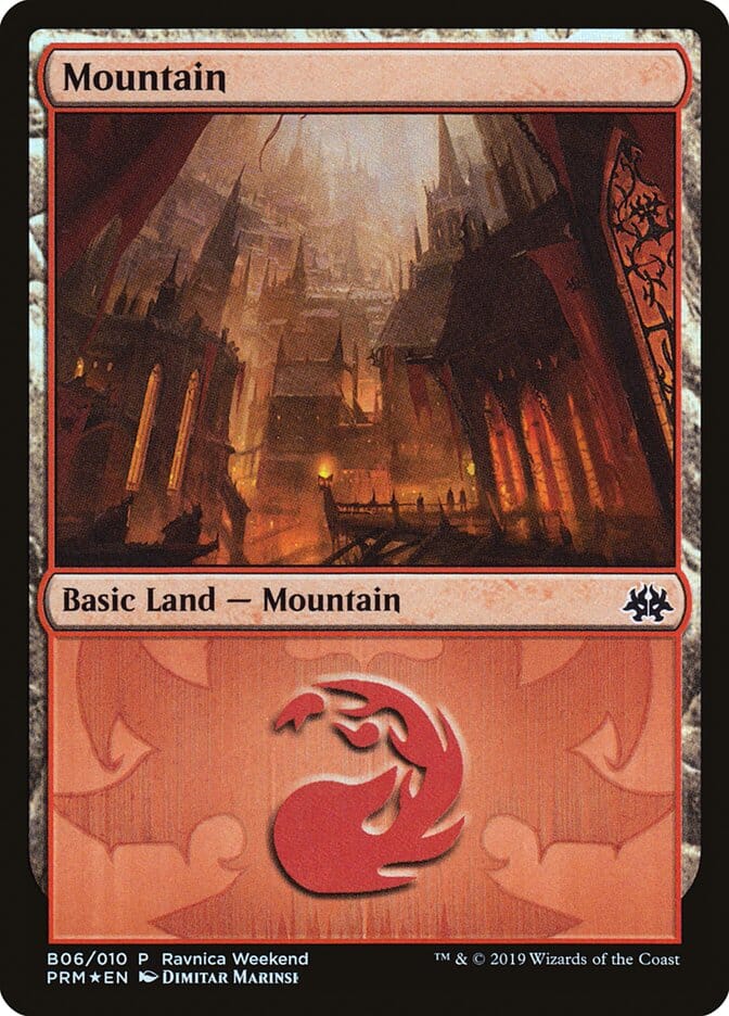 Mountain (B06) [Ravnica Allegiance Guild Kit] MTG Single Magic: The Gathering  | Multizone: Comics And Games