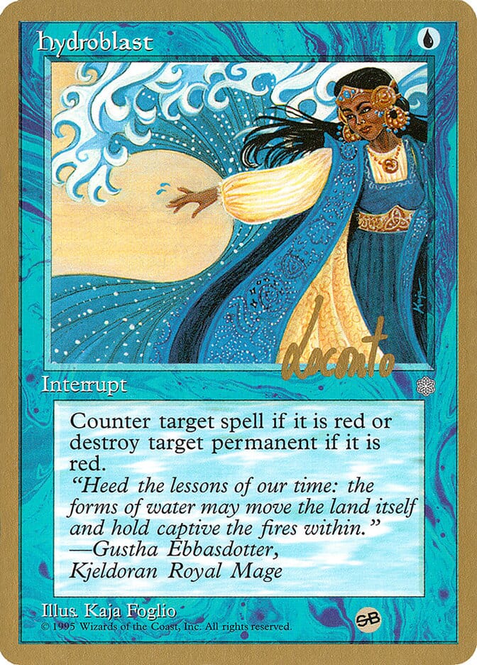 Hydroblast (Michael Loconto) (SB) [Pro Tour Collector Set] MTG Single Magic: The Gathering  | Multizone: Comics And Games