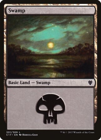 Swamp (301) [Commander 2017] MTG Single Magic: The Gathering  | Multizone: Comics And Games