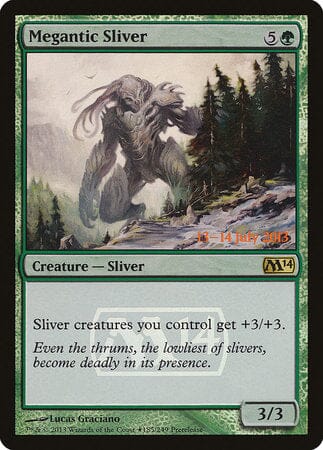 Megantic Sliver [Magic 2014 Promos] MTG Single Magic: The Gathering  | Multizone: Comics And Games