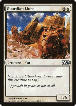 Guardian Lions [Magic 2013] MTG Single Magic: The Gathering  | Multizone: Comics And Games