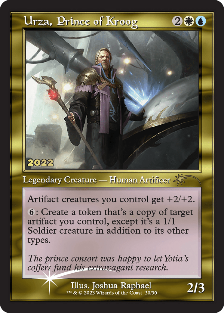 Urza, Prince of Kroog [30th Anniversary Promos] MTG Single Magic: The Gathering  | Multizone: Comics And Games