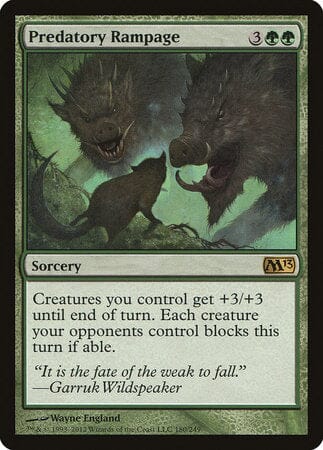 Predatory Rampage [Magic 2013] MTG Single Magic: The Gathering  | Multizone: Comics And Games