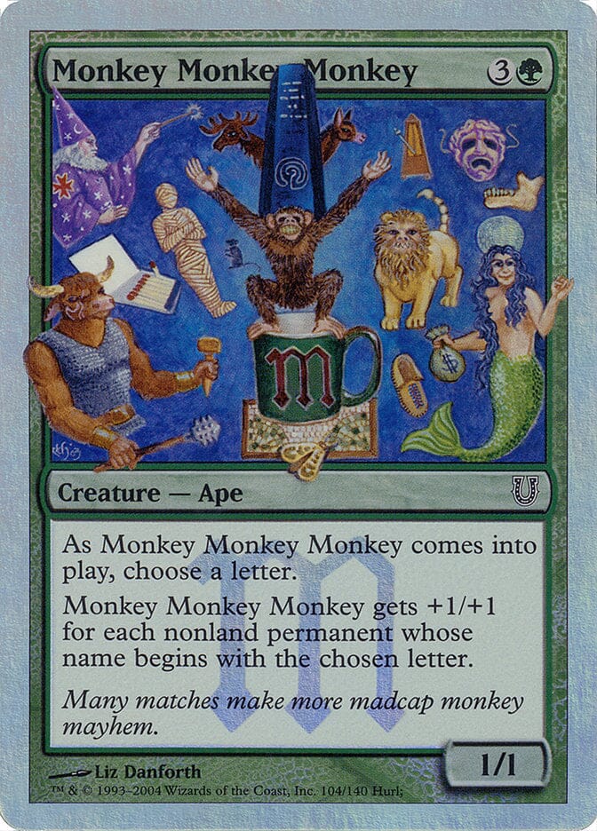 Monkey Monkey Monkey [Unhinged] MTG Single Magic: The Gathering  | Multizone: Comics And Games