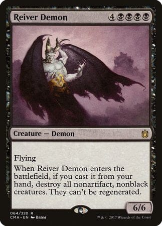 Reiver Demon [Commander Anthology] MTG Single Magic: The Gathering  | Multizone: Comics And Games