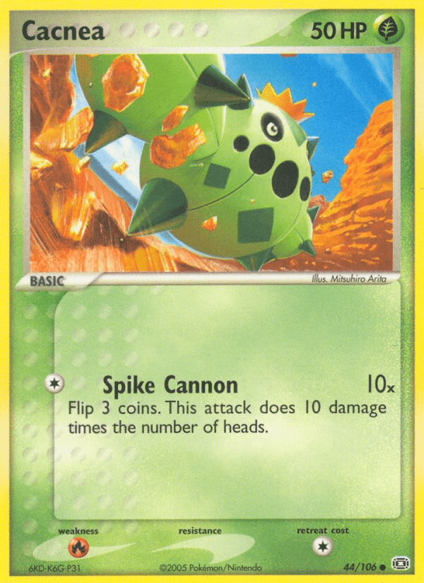 Cacnea (44/106) [EX: Emerald] Pokemon Single Pokémon  | Multizone: Comics And Games