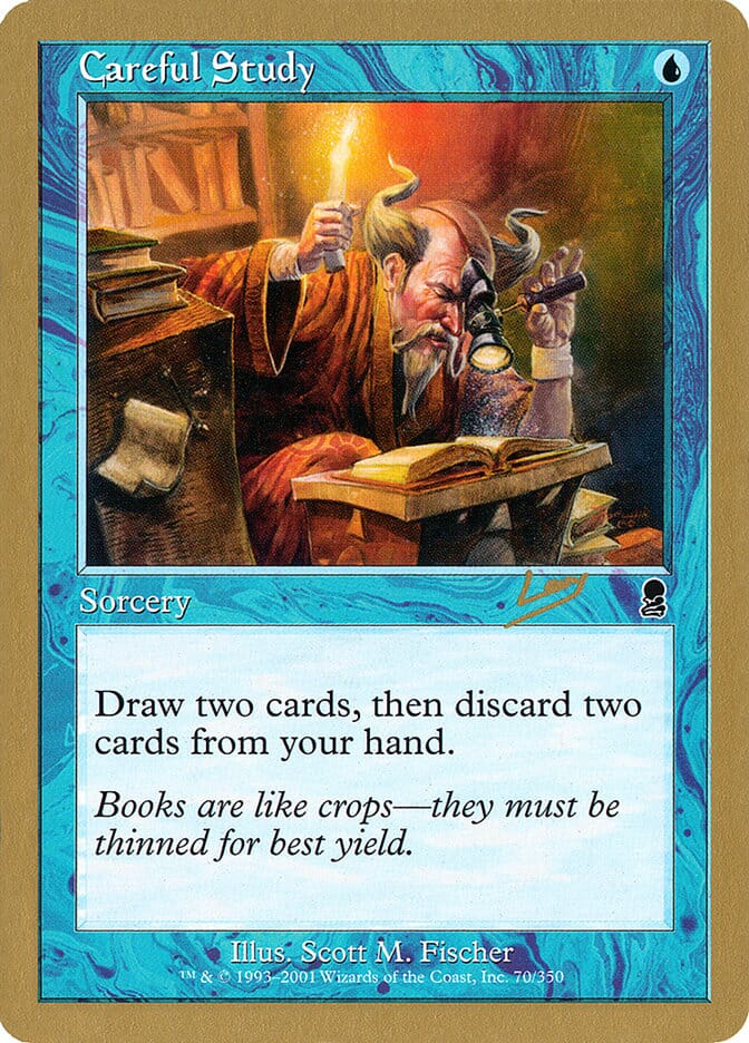 Careful Study (Raphael Levy) [World Championship Decks 2002] MTG Single Magic: The Gathering  | Multizone: Comics And Games