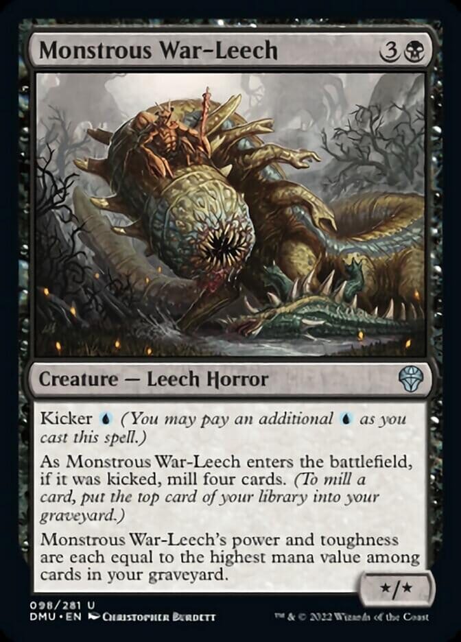 Monstrous War-Leech [Dominaria United] MTG Single Magic: The Gathering  | Multizone: Comics And Games