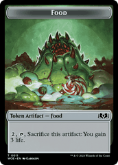 Faerie // Food (0011) Double-Sided Token [Wilds of Eldraine Tokens] MTG Single Magic: The Gathering  | Multizone: Comics And Games