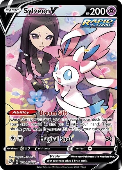 Sylveon V (TG14/TG30) [Sword & Shield: Brilliant Stars] Pokemon Single Pokémon  | Multizone: Comics And Games