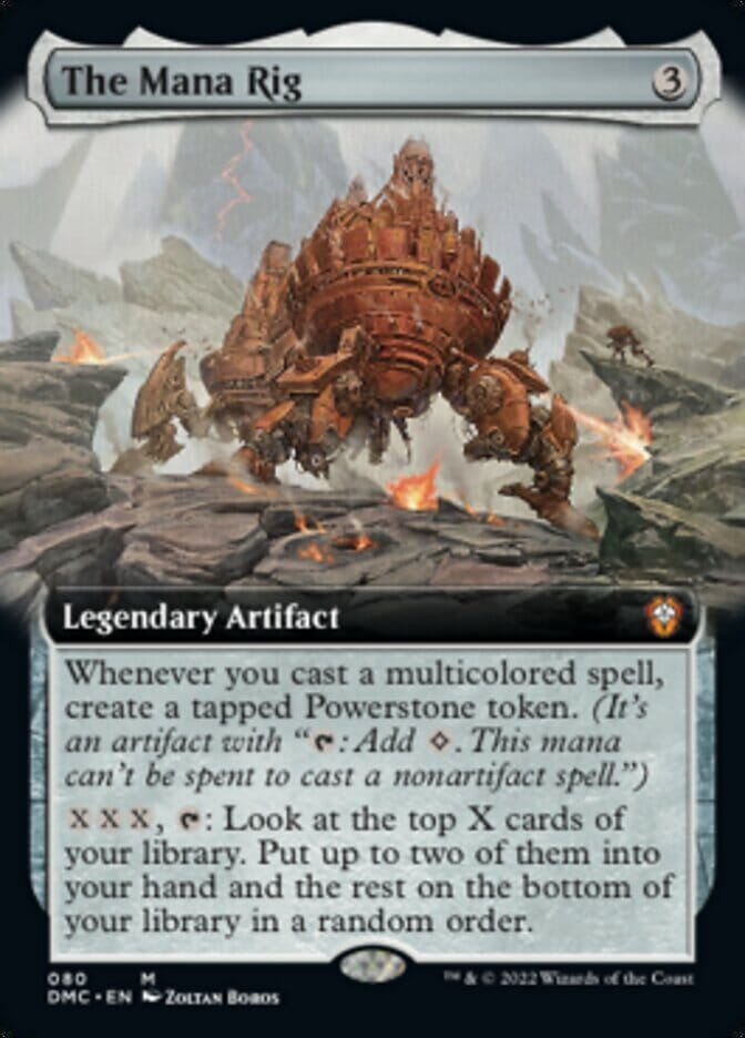 The Mana Rig (Extended Art) [Dominaria United Commander] MTG Single Magic: The Gathering  | Multizone: Comics And Games
