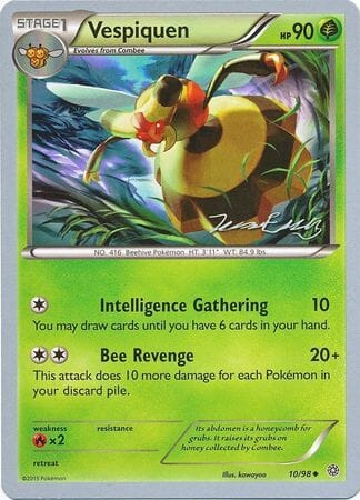 Vespiquen (10/98) (Bebe - Jesper Eriksen) [World Championships 2016] Pokemon Single Pokémon  | Multizone: Comics And Games