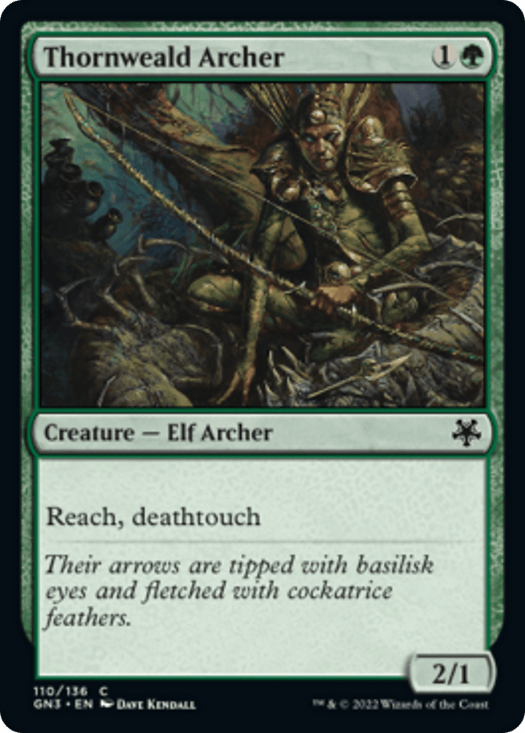 Thornweald Archer [Game Night: Free-for-All] MTG Single Magic: The Gathering  | Multizone: Comics And Games