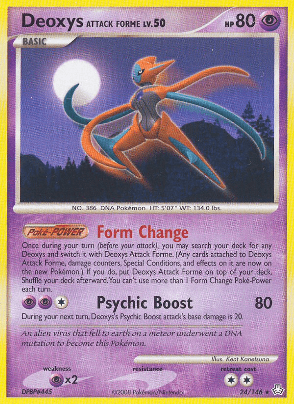 Deoxys Attack Forme (24/146) [Diamond & Pearl: Legends Awakened] Pokemon Single Pokémon  | Multizone: Comics And Games
