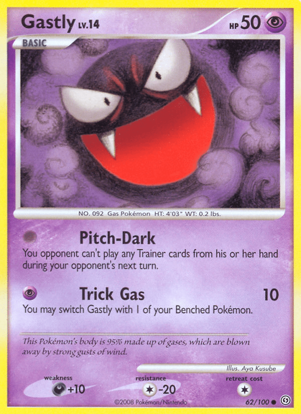 Gastly (62/100) [Diamond & Pearl: Stormfront] Pokemon Single Pokémon  | Multizone: Comics And Games
