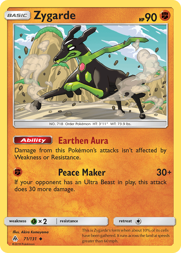 Zygarde (71/131) [Sun & Moon: Forbidden Light] Pokemon Single Pokémon  | Multizone: Comics And Games
