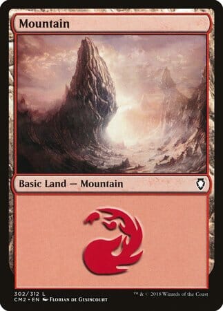 Mountain (302) [Commander Anthology Volume II] MTG Single Magic: The Gathering  | Multizone: Comics And Games