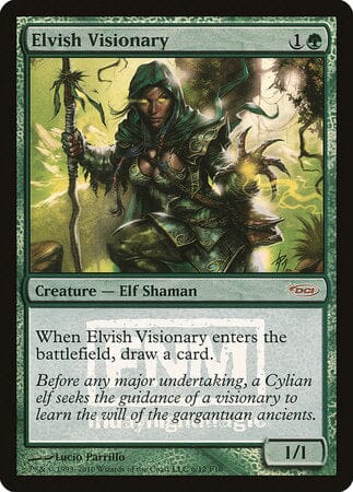 Elvish Visionary [Friday Night Magic 2010] MTG Single Magic: The Gathering  | Multizone: Comics And Games