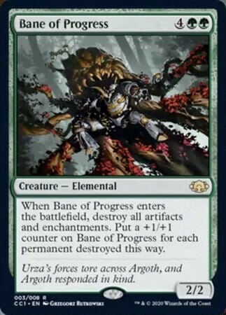 Bane of Progress [Commander Collection: Green] MTG Single Magic: The Gathering  | Multizone: Comics And Games