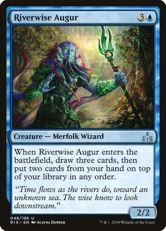 Riverwise Augur [Rivals of Ixalan] MTG Single Magic: The Gathering  | Multizone: Comics And Games