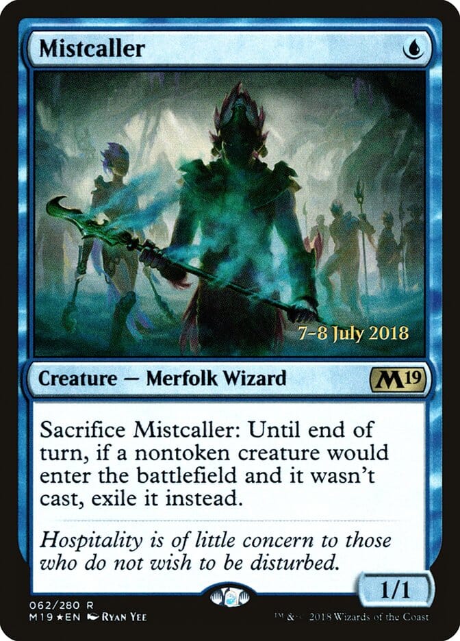 Mistcaller [Core Set 2019 Prerelease Promos] MTG Single Magic: The Gathering  | Multizone: Comics And Games