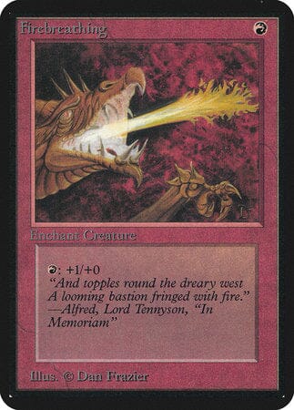 Firebreathing [Limited Edition Alpha] MTG Single Magic: The Gathering  | Multizone: Comics And Games