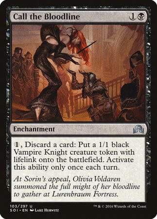 Call the Bloodline [Shadows over Innistrad] MTG Single Magic: The Gathering  | Multizone: Comics And Games