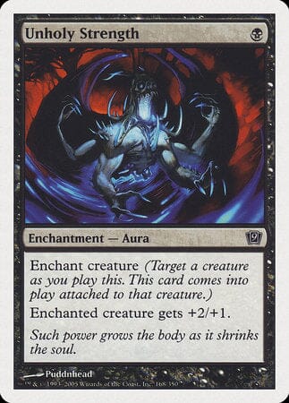 Unholy Strength [Ninth Edition] MTG Single Magic: The Gathering  | Multizone: Comics And Games