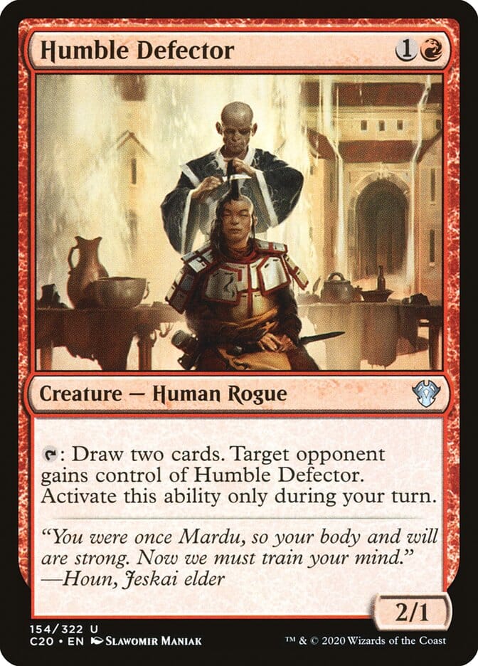 Humble Defector [Commander 2020] MTG Single Magic: The Gathering  | Multizone: Comics And Games