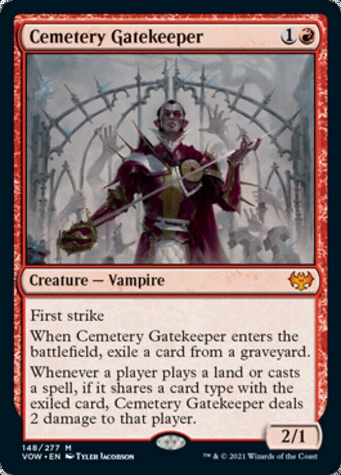 Cemetery Gatekeeper [Innistrad: Crimson Vow] MTG Single Magic: The Gathering  | Multizone: Comics And Games
