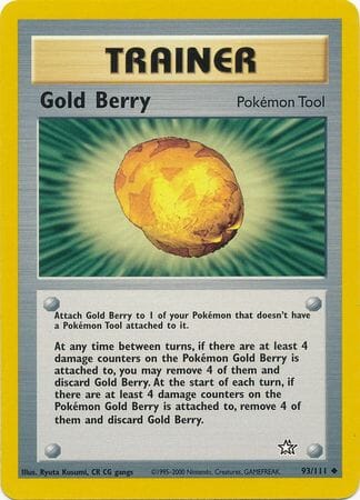 Gold Berry (93/111) [Neo Genesis Unlimited] Pokemon Single Pokémon  | Multizone: Comics And Games