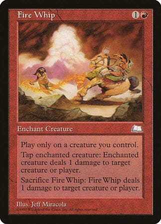 Fire Whip [Weatherlight] MTG Single Magic: The Gathering  | Multizone: Comics And Games
