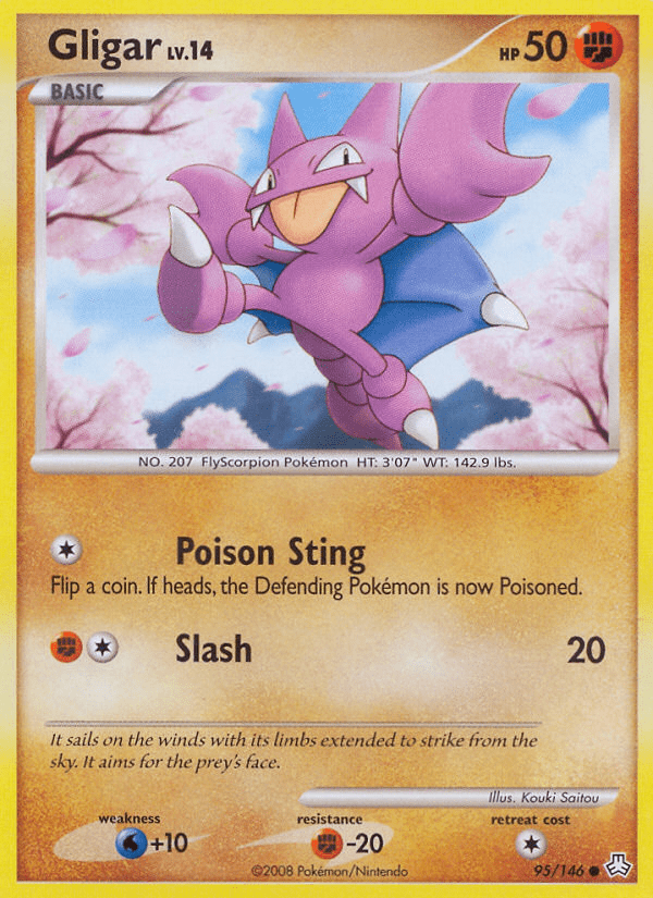 Gligar (95/146) [Diamond & Pearl: Legends Awakened] Pokemon Single Pokémon  | Multizone: Comics And Games