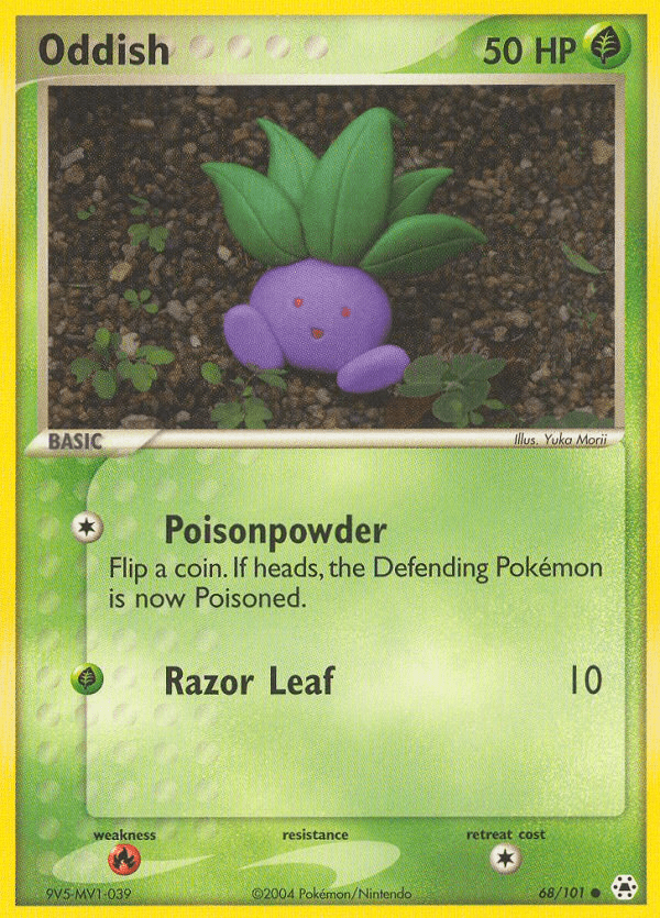 Oddish (68/101) [EX: Hidden Legends] Pokemon Single Pokémon  | Multizone: Comics And Games