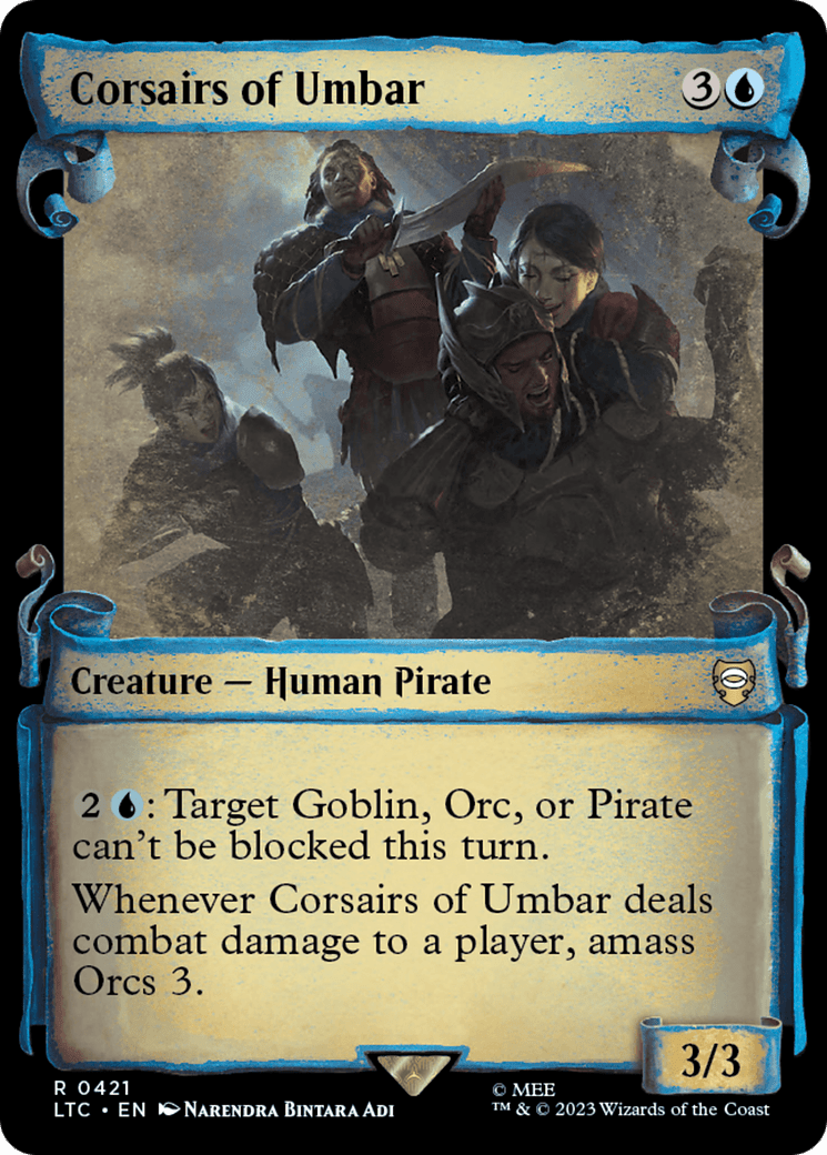 Corsairs of Umbar [The Lord of the Rings: Tales of Middle-Earth Commander Showcase Scrolls] MTG Single Magic: The Gathering  | Multizone: Comics And Games