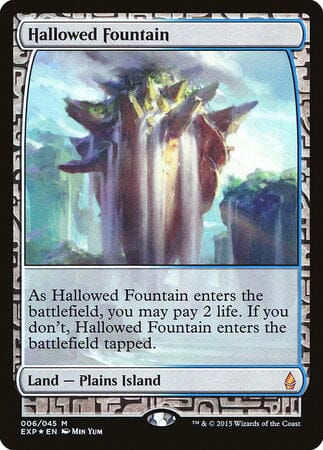 Hallowed Fountain [Zendikar Expeditions] MTG Single Magic: The Gathering  | Multizone: Comics And Games