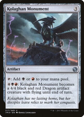 Kolaghan Monument [Iconic Masters] MTG Single Magic: The Gathering  | Multizone: Comics And Games