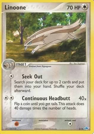 Linoone (3/10) [EX: Trainer Kit - Latios] Pokemon Single Pokémon  | Multizone: Comics And Games