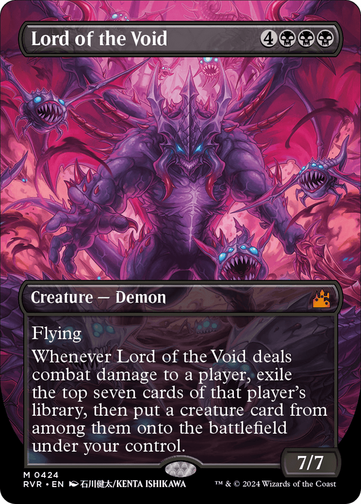 Lord of the Void (Anime Borderless) [Ravnica Remastered] MTG Single Magic: The Gathering  | Multizone: Comics And Games