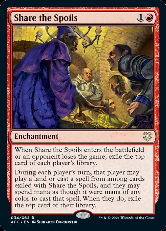Share the Spoils [Dungeons & Dragons: Adventures in the Forgotten Realms Commander] MTG Single Magic: The Gathering  | Multizone: Comics And Games