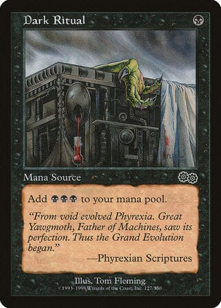 Dark Ritual [Urza's Saga] MTG Single Magic: The Gathering  | Multizone: Comics And Games