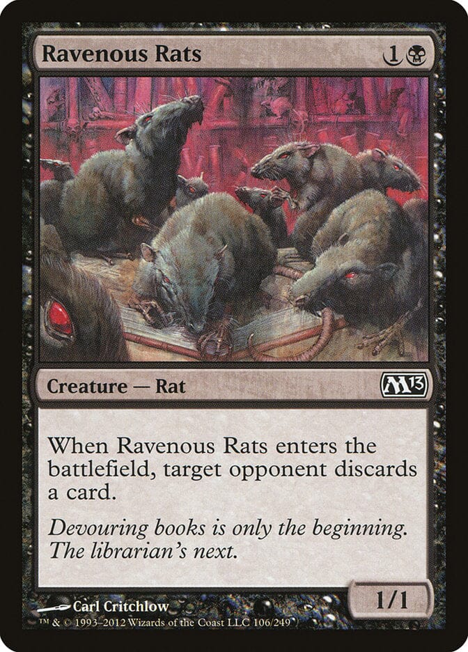 Ravenous Rats [Magic 2013] MTG Single Magic: The Gathering  | Multizone: Comics And Games