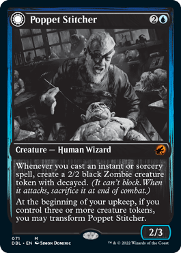 Poppet Stitcher // Poppet Factory [Innistrad: Double Feature] MTG Single Magic: The Gathering  | Multizone: Comics And Games