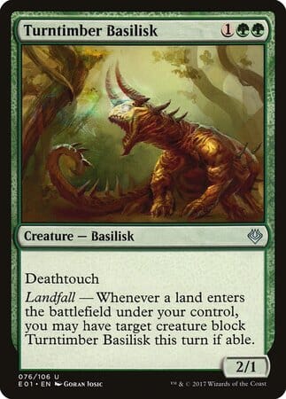 Turntimber Basilisk [Archenemy: Nicol Bolas] MTG Single Magic: The Gathering  | Multizone: Comics And Games