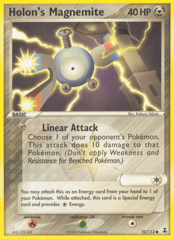 Holon's Magnemite (70/113) [EX: Delta Species] Pokemon Single Pokémon  | Multizone: Comics And Games