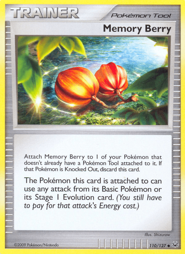 Memory Berry (110/127) [Platinum: Base Set] Pokemon Single Pokémon  | Multizone: Comics And Games
