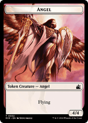 Bird // Angel (0002) Double-Sided Token [Ravnica Remastered Tokens] MTG Single Magic: The Gathering  | Multizone: Comics And Games