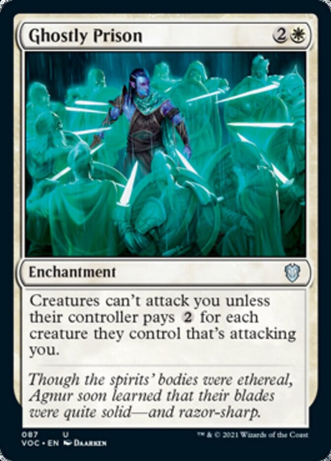 Ghostly Prison [Innistrad: Crimson Vow Commander] MTG Single Magic: The Gathering  | Multizone: Comics And Games