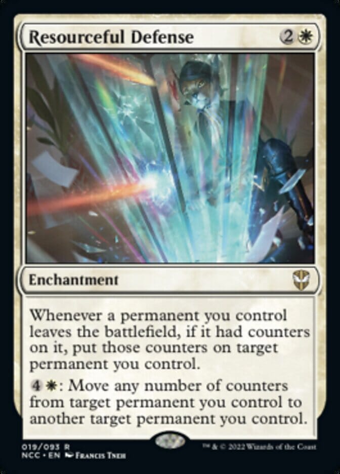 Resourceful Defense [Streets of New Capenna Commander] MTG Single Magic: The Gathering  | Multizone: Comics And Games